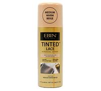 EBIN NEW YORK - Tinted Lace Aerosol Spray Medium Warm Beige - Spray para pelucas de encaje - 80ml - Acabado natural para piel media cálida y lace invisible con efecto cuero cabelludo