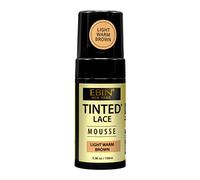 EBIN NEW YORK - Tinted Mousse Light Warm Brown - Mousse tintada para pelucas de encaje - 100ml - Cobertura ligera para tonos marrón claro cálido con efecto cuero cabelludo natural