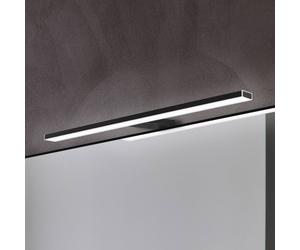 Ebir Esther 2 lámpara de espejo LED, negro mate, 50 cm