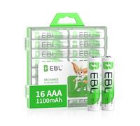 EBL 1100mAh AAA Pilas Recargables Ni-MH de 1,2V para los Equipos Domésticos (16 Unidades)