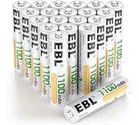 EBL 20 x Pilas AAA Recargables 1100mAh Ni-MH 1,2V Precargadas