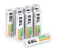 EBL 8 x Pilas AA Recargables 2500mAh Ni-MH ProCyco con 1200 Tech Precargadas