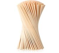 eBoot Palillos de Madera sin Acabado Palos Redondos para Manualidades 100 Pack (6 x 1/8 Pulgadas)