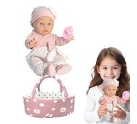 eborn Set de muñecas, Mock Reborn Pupp hecho de materiales ABS y PVC con una muñeca renacida de larga duración, esta muñeca infantil renacida es suave, cómoda e inodora. Resistente a la abrasión