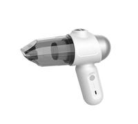 EBOSSOM Aspirador de Mano 4 en 1,Aspiradora sin Cable Coche de 12kPa,Mini Aspirador Potente,Aspiradora pequeña portátil de batería,Es Adecuado para Coche, Hogar, Oficina (Blanco, 12kPa)