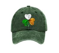 eBoutik - Gorra de béisbol de Irlanda de verano, diseño de trébol verde para el día de San Patricio, rugby irlandés o aficionado al deporte de fútbol, Trébol, Talla única
