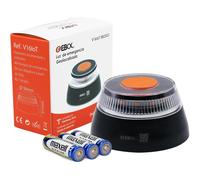 EBOX Baliza V16 Conectada DGT 3.0 Luz Emergencia Homologada Geolocalización Datos y SIM Incluidos Sin Coste hasta 2038