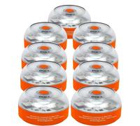 EBOX Luz Emergencia V16 Homologada DGT con Geolocalización, Baliza Coche Conectada DGT 3.0, Datos Incluidos hasta 12/2038, Pack 9 Unidades