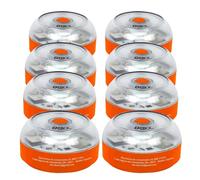 EBOX Luz Emergencia V16 Homologada DGT con Geolocalización, Baliza Coche Conectada DGT 3.0, Datos Incluidos hasta 12/2038, Pack 8 Unidades