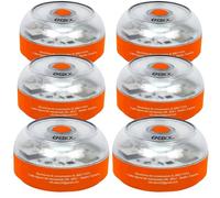 EBOX Luz Emergencia V16 Homologada DGT con Geolocalización, Baliza Coche Conectada DGT 3.0, Datos Incluidos hasta 12/2038, Pack 6 Unidades