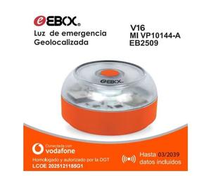 Ebox V16 IoT EB2509 Baliza Luz de Emergencia Homologada DGT