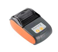 Eboxer 58MM Bluetooth Inalámbrico Impresora Térmica de Recibos, Mini Portátil Bill Ticket POS Impresora, Alta Velocidad,Compatibilidad con Smartphone Control para Android iOS y Windows(Naranja)