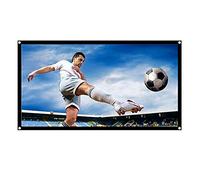 Eboxer 60/72 / 84/100 /120 '' Pantalla de Proyector de 16: 9, HD 4K Pantalla de Proyección Plegable Portátil con Borde Negro y Orificios Colgantes para Cine de Casa y Cine Exterior Proyector(A)