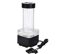 Eboxer 800L / H 8W 7V Tanque de la Bomba de Refrigeración por Agua con 4 Metros Cabeza de Bomba y LED Indicador de Alimentación G1 / 4 Rosca Disipación de Calor Rápida CPU (Negro (17cm))