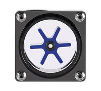 Eboxer G1/4 - Medidor de Flujo de 6 impulsores, 3 vías, indicador de Flujo para Sistema de refrigeración de Agua de PC