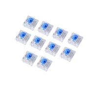 Eboxer Interruptor de Teclado de Repuesto de 10 Piezas Interruptor de Llave mecánica Interruptor Azul montado en Placa, Sentimientos táctiles únicos, para la Serie NewGiant RGB