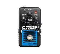EBS MultiComp Blue Label True Dual Band Compressor Bass Guitar Effects Pedal