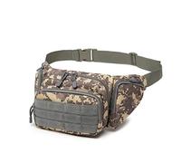 EBSBAG Fanny Pack Nylon Mochila Senderismo Bolsa de teléfono móvil Deportes al Aire Libre Caza Escalada Camping Fanny Pack (Color : Camouflage, Size : One Size)