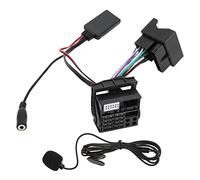 EBTOOLS Adaptador de música Bluetooth para Coche, 12 Pines, Bluetooth 5.0, Cable de Audio Auxiliar, Adaptador de micrófono, Repuesto de Manos Libres para Peugeot 207 307 407 308 para Citroen C2 C3 C4