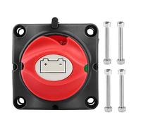 EBTOOLS Aislador de desconexión de batería, 12V 600A Aislador de energía de batería Interruptor de desconexión principal de corte de dos niveles para yate RV