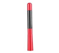 EBTOOLS Antena de Fibra de Carbono, Antena de Radio FM Universal Corta de Fibra de Carbono de 12 cm Antena con Tornillos Reemplazo de automóvil(Rojo)