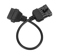 EBTOOLS Conector de diagnóstico, 10 pines a 16 pines OBD2 Adaptador de cable de diagnóstico Conector Cable OBD-II Sistema de motor Herramientas de diagnóstico para Opel