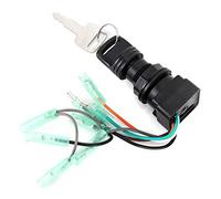 EBTOOLS Conjunto de interruptor de llave de encendido, motor de plástico y metal Conjunto de interruptor de llave de encendido apto para fuera de borda, 37110-92E01 37110-99E00