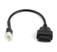 EBTOOLS Diagnostics 6 pines a OBD2 16 pines cable adaptador conector de detección de fallas de Moto Adecuado para Sinnis Cable de diagnóstico de cable a