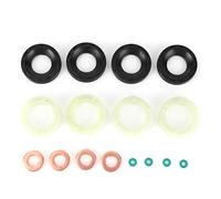 Ebtools Kit de juntas tóricas para inyector diésel, arandela de sellado para inyector diésel, junta tórica 1314368, ajuste de repuesto para Citroen Berlingo C2 C3 C4, juego de juntas de inyector