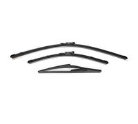 EBTOOLS Limpiaparabrisas de repuesto, delantero de 24 pulgadas + 16 pulgadas, trasero de 12 pulgadas, para limpiaparabrisas Nissan Qashqai 20072013 con la mano derecha