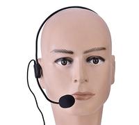 EBTOOLS Mini Micrófono de Condensador con Cable Montado en la Cabeza de 3,5 Mm Mic para Amplificador de Voz Altavoz Shidu Reemplazo de Auriculares Micrófono de Simulación Falso El