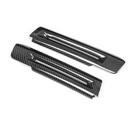 EBTOOLS, par de cubiertas de reposabrazos de puerta Interior de fibra de carbono para ford Mustang 2014-2018, accesorios de fibra de carbono mustang, interior de fibra de carbono