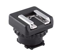 EBTOOLS para Adaptador de Zapata Caliente de Sony Adaptador de Zapata Caliente estándar de Montaje en Zapata fría para videocámara de Interfaz múltiple de Servicio Pesado Sony DV (Negro) Adaptador a