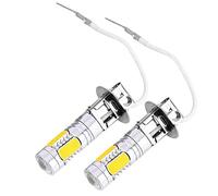 EBTOOLS para bombilla led h2 para h3 led amarillo bombillas de conducción de niebla del coche LED,12 V 5-SMD conducción niebla bombillas, 2 unids coche LED niebla bombilla 7,5 W 5730 lámpara
