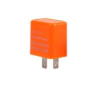EBTOOLS para flasherrelay 12v 2 polig para central led flasher 2 pin flasher relay, 12V universal motocicleta intermitente indicador de advertencia de peligro velocidad ajustable LED intermitente