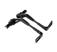 EBTOOLS para protectores de palanca cbr600rr para protector de palanca de motocicleta Palancas de embrague de freno ajustables universales para motocicleta 22 mm Proteger protector de manillar negro