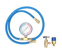 EBTOOLS para recarga manguera r600a Manguera de medidor de refrigerante, la manguera de medición de carga universal R134A puede escribir la manguera de carga de refrigerante de calibre -30-250PSI