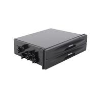 EBTOOLS Portavasos de Bebida para automóvil, Nuevo Universal Car Auto Doble DIN Radio Bolsillo Portavasos de Bebida + Caja de Almacenamiento