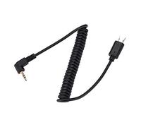 EBTOOLS Shutter Release Cable para Sony, negro 3.5mm / 2.5mm Shutter Release Cable para Sony RX1 / RX10 / RX100 / A7S / A7R / A7 / A7II / A7III / A9 / A58 / 77M2 / 99M2 / A3500 (2.5mm)