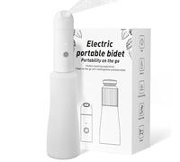 EBTULF Bidé portátil, bidé de mano, bidé portátil eléctrico recargable para mujeres y hombres (ES002-blanco)