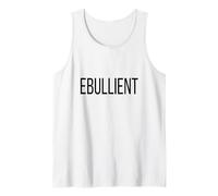 Ebullient Single Word Adjetivo Simple Disfraz de Halloween Camiseta sin Mangas
