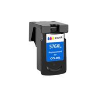 EburpKhbd Cartucho de Tinta remanufacturado PG575 CL576 PG575XL CL576XL PG 575 CL 576 Compatible con TS3550i TR3551i TR4750i (1pcs Tri-Colors)