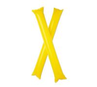 eBuyGB 1202905-10 Paquete palitos de animación Bang Noise Makers/Clappers para fútbol y Eventos Deportivos, Color Rojo, Unisex, Pack de 10