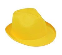 eBuyGB 1275108-10 Sombrero de Sol (Paquete, Unisex Adulto, Amarillo, Pack de 10