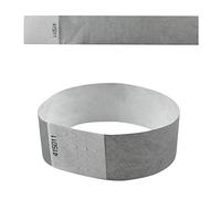 eBuyGB 13281 - Muñequera de seguridad, color gris juego de 10