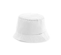 eBuyGB - Sombrero de Pescador Unisex, 100% algodón, Hombre, Sombrero, 12899, Blanco, Talla única