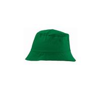 eBuyGB - Sombrero de Pescador Unisex, 100% algodón, Hombre, Sombrero, 12899, Verde, Talla única