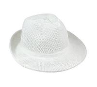 eBuyGB Unisex 1272306a Sombrero de Verano, Blanco, Talla Única