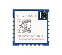 EBYTE BLE5.3 Módulo de baja potencia E104-BT56 1 Master 8 esclavos Configuración de parámetros OTA iBeacon Broadcasting Larga Distancia (E104-BT56SX)