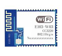 EBYTE CC3220R - Módulo de Serie a WiFi 2.4G SMD E103-W03 18dbm AT Command MQTT Modbus UDP Websocket Connect TSL/SSL 4 Way STA